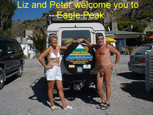 Liz and Peter - resort hosts.